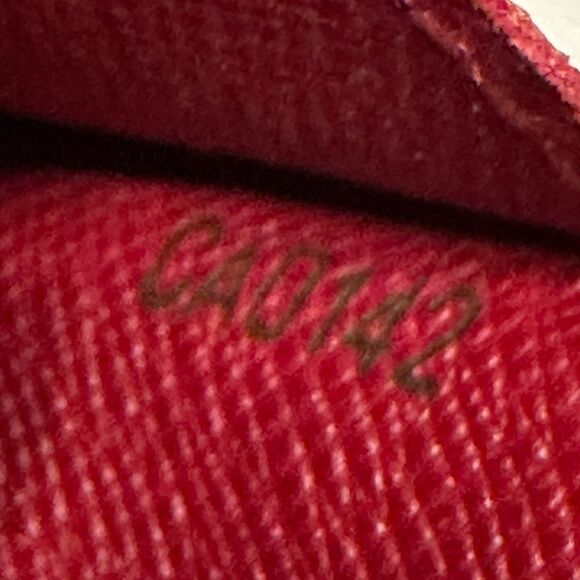 💯Authentic LOUIS VUITTON Monogram Emilie Wallet Red🍀 - Picture 8 of 15